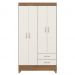 Roupeiro 4 Portas Frankfurt Amendola Off-White