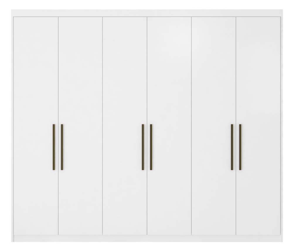 Roupeiro Casal 6 Portas Agatha Branco