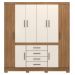 Roupeiro Casal 8 Portas Jaen Amendola Off-White