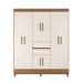 Roupeiro Casal 8 Portas Jena Amendola Off-White