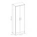 Sapateira 2 Portas Dickson Branco