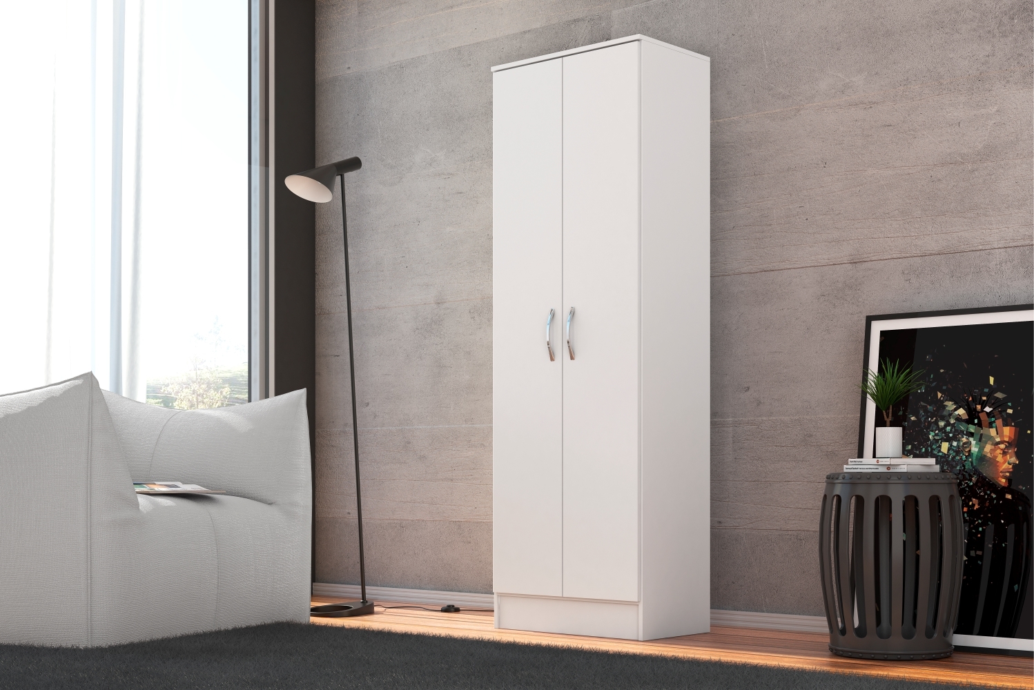 Sapateira 2 Portas Dickson Branco