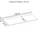 Tampo Para Balcao 120 cm Com Vista 92000 Amendola Touch Demobile