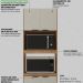 Torre Quente Para Forno E Microondas 70cm 94421 Amendola Nude Prime Tx Demobile