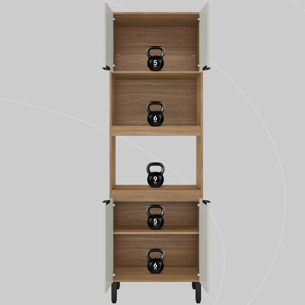 Torre Quente Para Forno E Microondas 70cm 94421 Amendola Nude Prime Tx Demobile