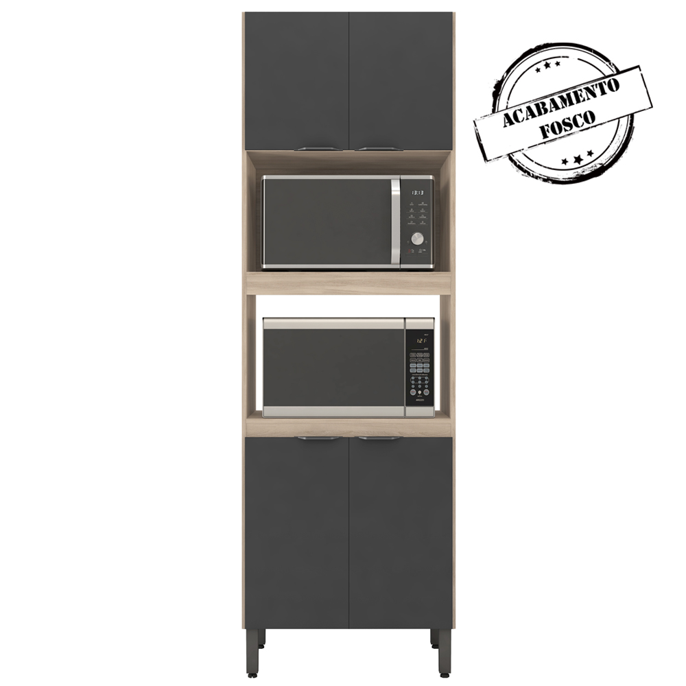Torre Quente Para Forno E Microondas 70cm 94421 Avena Grafito Demobile