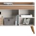 Balcao Aparador Buffet 120 cm Off White Cristal Ripado Madeira Dmad