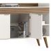 Conjunto Aparador E Nichos De Parede Off White Cristal Ripado Madeira Dmad