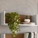 Nicho De Parede 60 cm 14064 Off White Cristal Ripado Madeira Dmad