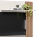 Painel Para TV 40 Polegadas 13936 Off White Cristal Ripado Madeira Dmad