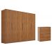 Conjunto Guarda Roupa Atrice E Comoda Atria Amendola Demartez