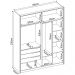 Guarda Roupa Casal 4 Portas Atore Nogueira Touch Demartez