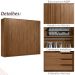 Guarda Roupa Casal 6 PT 6 GAV D66210K Nogueira Touch Demartez