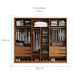 Guarda-Roupa Casal Atrice 6 Portas 6 Gavetas Amêndola