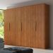 Guarda-Roupa Casal Atrice 6 Portas 6 Gavetas Amêndola