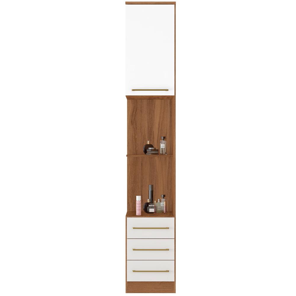 Guarda Roupa Mesa De Cabeceira 71180K Amendola Branco Demartez