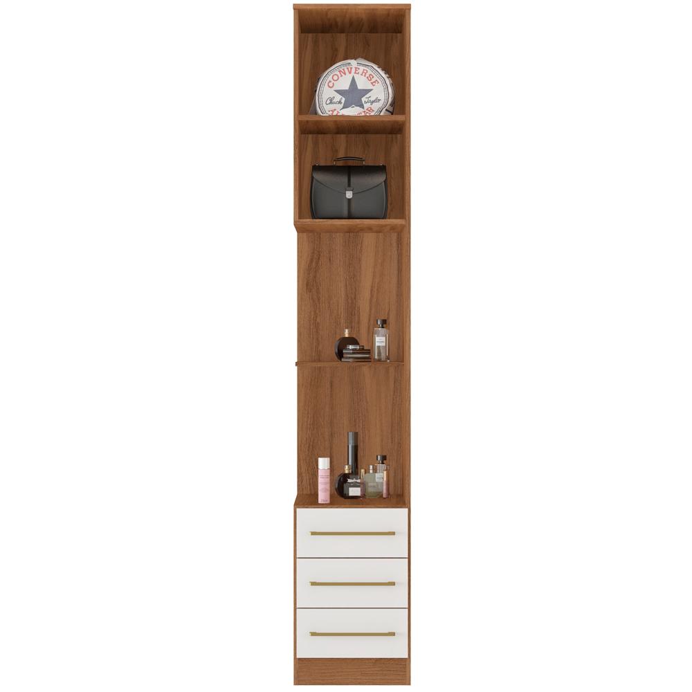 Guarda Roupa Mesa De Cabeceira 71180K Amendola Branco Demartez