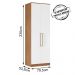 Guarda Roupa Modulado 4 Peças Composição 4 Amendola Branco Demartez