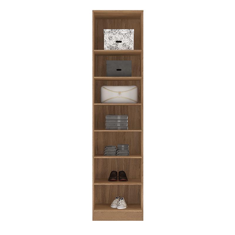 Guarda Roupa Modulado Irlanda 1 Porta Amêndola com Espelho - Demartêz