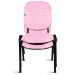 02 Cadeiras Empilhável para Igrejas Evangélicas Linha Holy Rosa