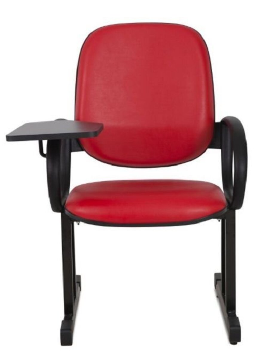 02 Poltronas Para Auditório Linha Auditório Vermelho