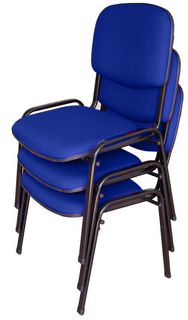 03 Cadeiras para Auditórios Linha Hotel Auditório Azul