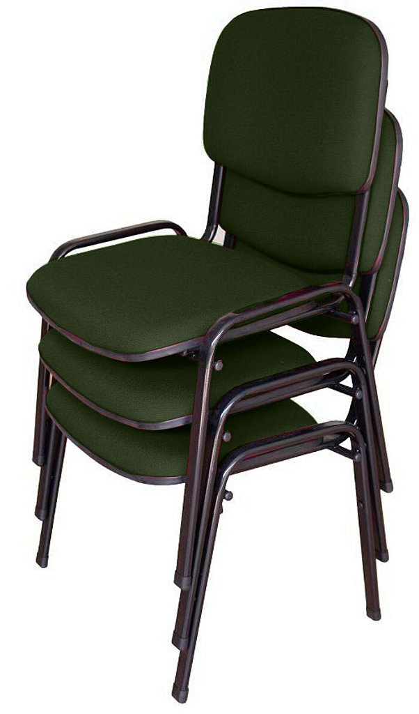 03 Cadeiras para Auditórios Linha Hotel Auditório Verde