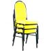 03 Cadeiras para Hotel e Auditório Linha Hotel Amarelo