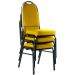 03 Cadeiras para Hotel e Auditório Linha Hotel Amarelo