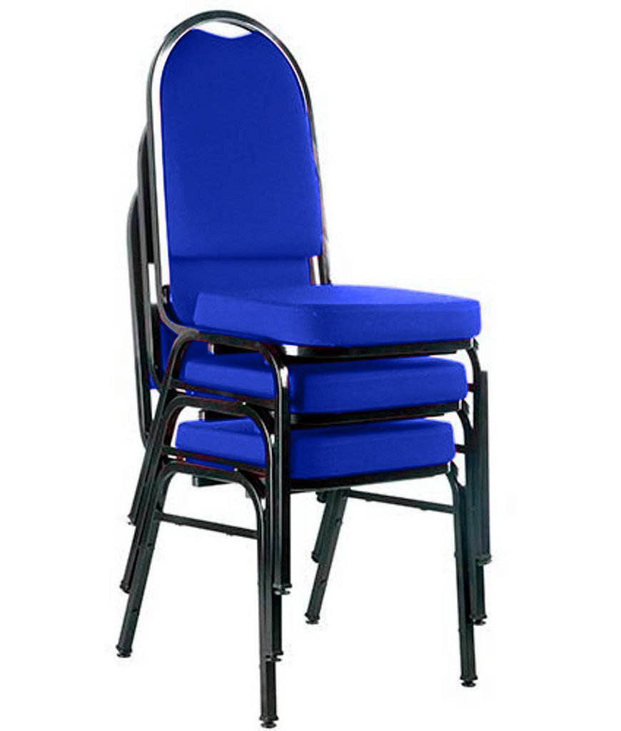 03 Cadeiras para Hotel e Auditório Linha Hotel Azul