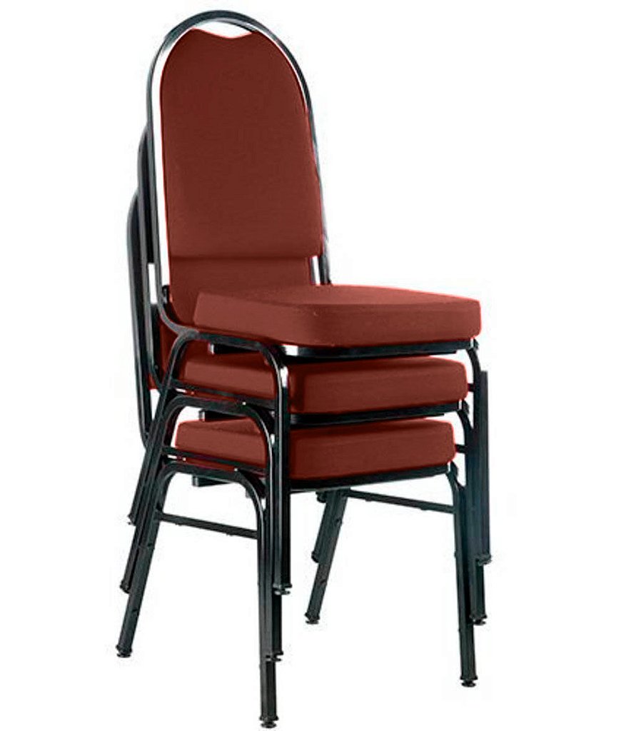 03 Cadeiras para Hotel e Auditório Linha Hotel Vermelho