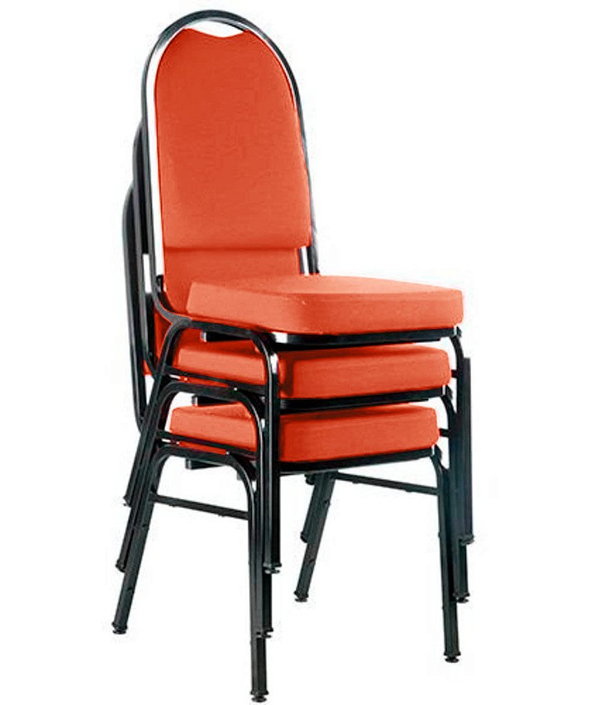 03 Cadeiras para Hotel e Auditório Linha Hotel Vermelho