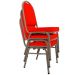 03 Cadeiras para Hotel e Auditório Linha Hotel Vermelho