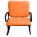 2 Cadeiras de Escritório Linha Eames Suporta até 250kg Laranja