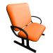 2 Cadeiras de Escritório Linha Eames Suporta até 250kg Laranja