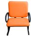 2 Cadeiras de Escritório Linha Eames Suporta até 250kg Laranja