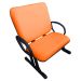 2 Cadeiras de Escritório Linha Eames Suporta até 250kg Laranja