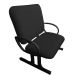 2 Cadeiras de Escritório Linha Eames Suporta até 250kg Preto