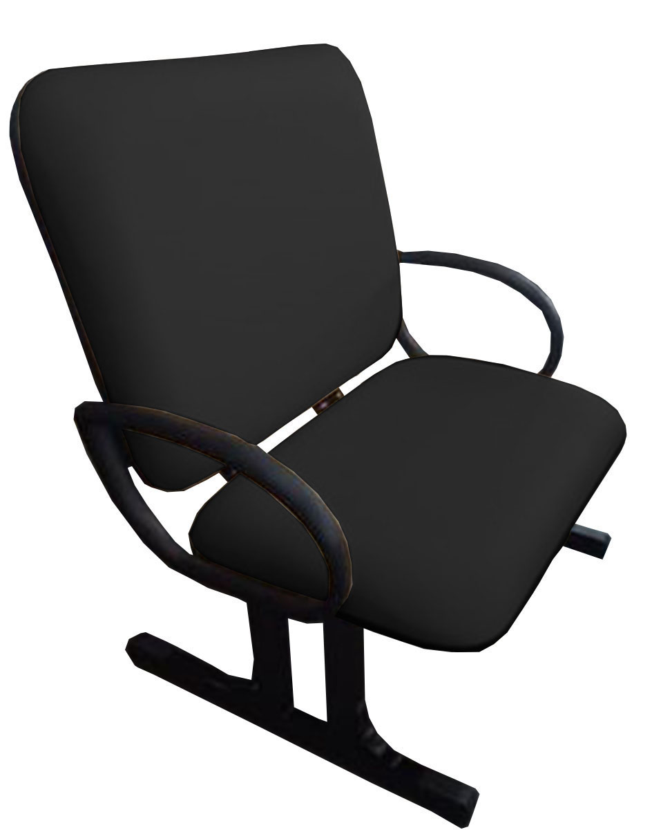 2 Cadeiras de Escritório Linha Eames Suporta até 250kg Preto