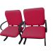 2 Cadeiras de Escritório Linha Eames Suporta até 250kg Rosa