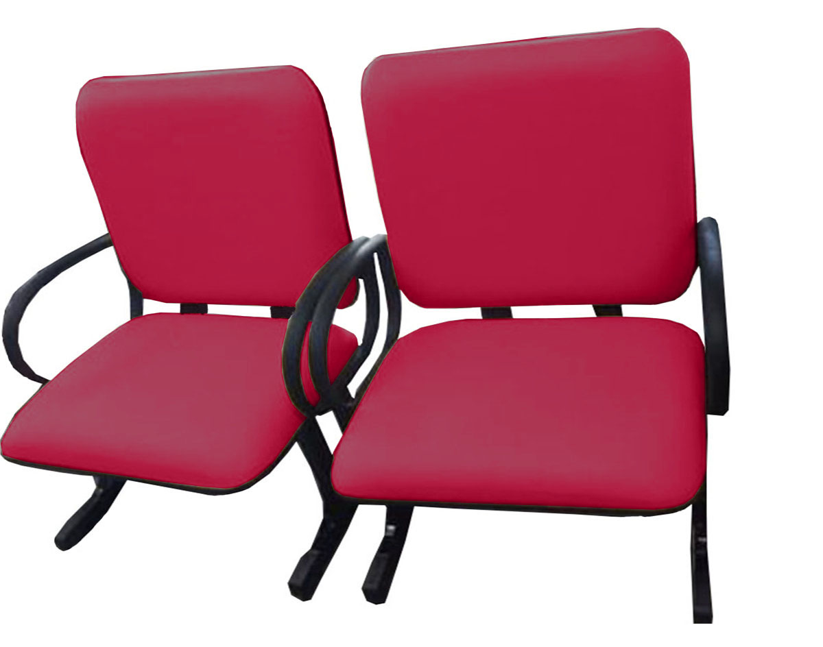 2 Cadeiras de Escritório Linha Eames Suporta até 250kg Rosa