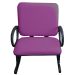 2 Cadeiras de Escritório Linha Eames Suporta até 250kg Roxo