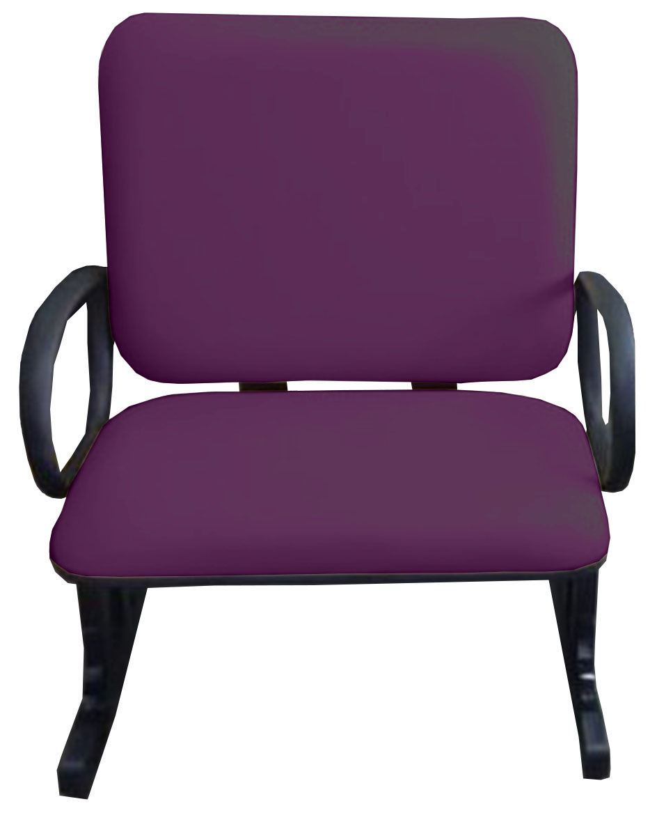 2 Cadeiras de Escritório Linha Eames Suporta até 250kg Roxo