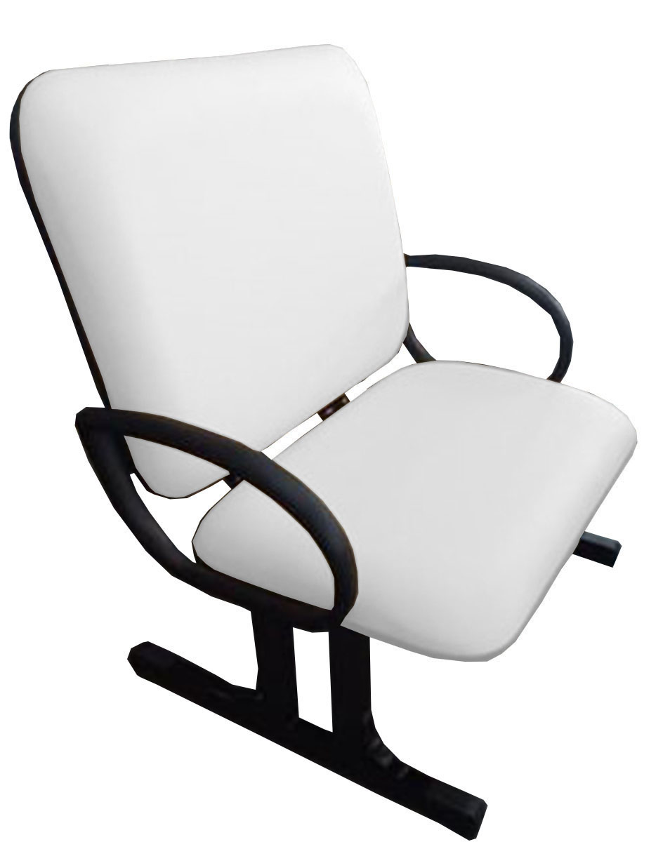 2 Cadeiras de Escritório Linha Emillia Suporta até 250kg Branco