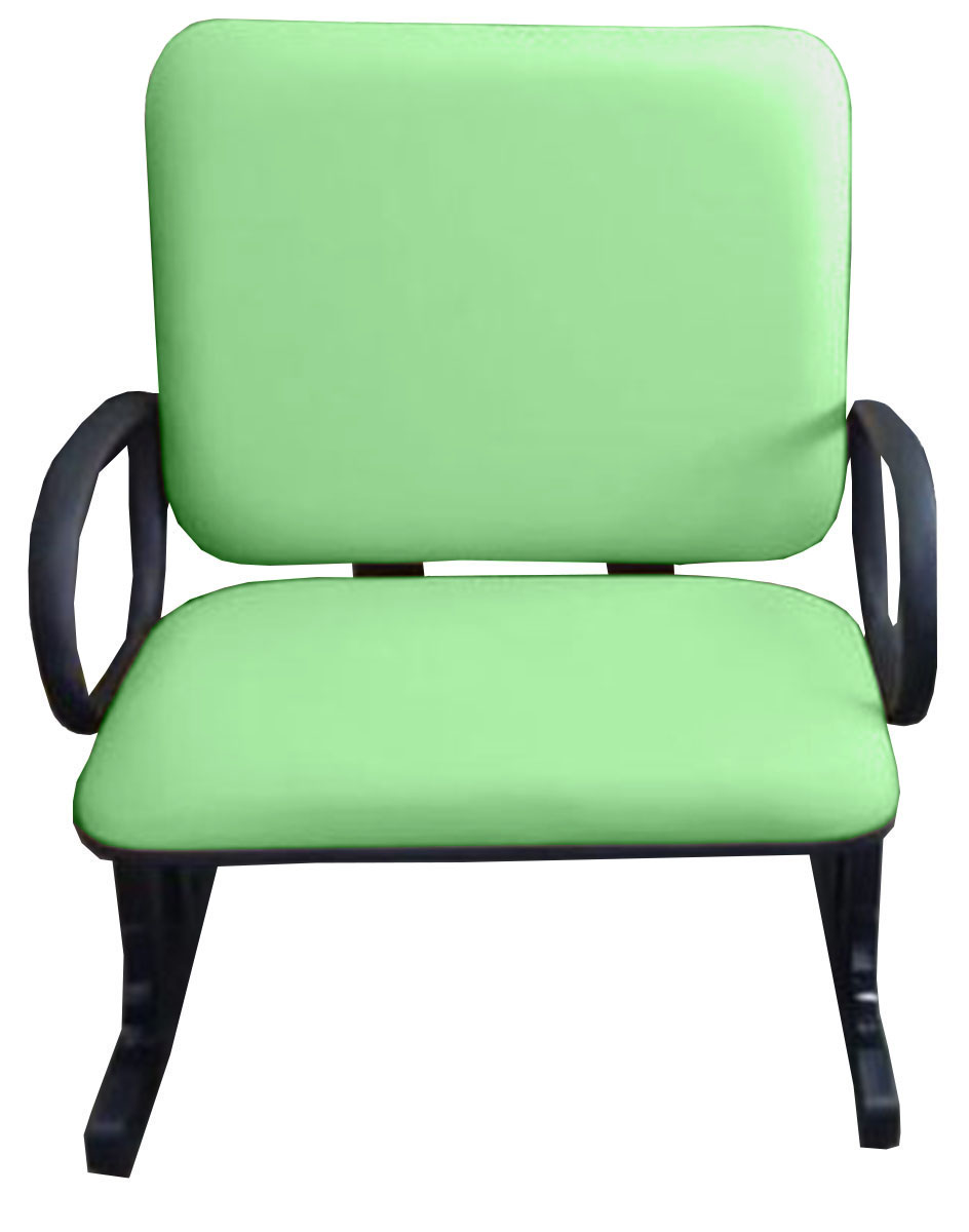 2 Cadeiras de Escritório Linha Genova Suporta até 250kg Verde
