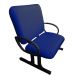 2 Cadeiras de Escritório Linha Plus Size Suporta até 250kg Azul