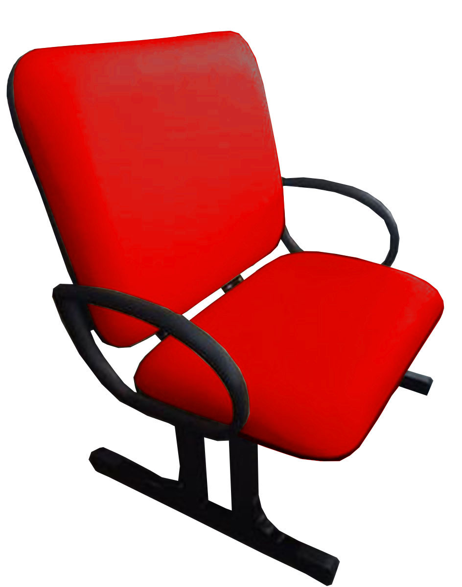 2 Cadeiras de Escritório Linha Plus Size Suporta até 250kg Vermelho