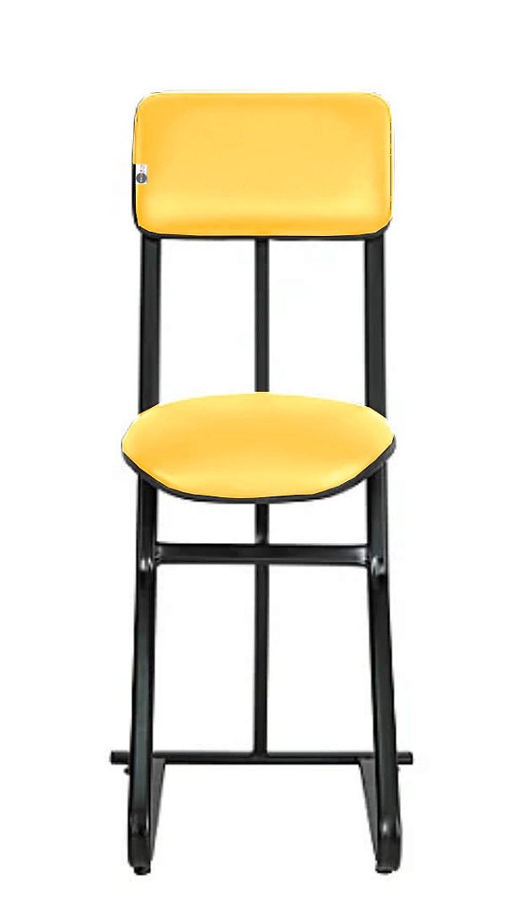 Banqueta para Seguranças, Vigilantes e Vigias Linha Security Amarelo