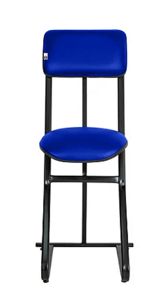Banqueta para Seguranças, Vigilantes e Vigias Linha Security Azul