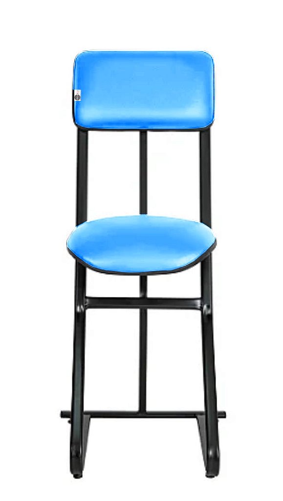 Banqueta para Seguranças, Vigilantes e Vigias Linha Security Azul